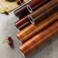 Wallpaper Stiker PVC Motif Kayu Pelapis Furniture Interior PVC Film Decosheet Hpl Sticker 1.2m x 10m