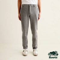 【Roots】Roots 男裝- ESSENTIAL修身版棉褲(灰色)