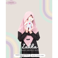 BERGO KERUDUNG INSTANT ANAK JILBAB MARYAM KRINCKLE JERSEY UWAIS HIJAB KIDS ZAKILA BERGO JILBAB SEKOL