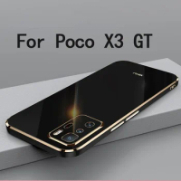 For Poco X3 GT Case Soft TPU Case For Poco X3 GT Anti-Fingerprint Camera Protection Cover Cases