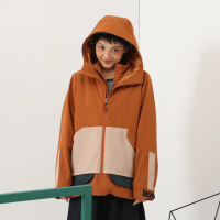 【MOSS CLUB】石墨烯熱能兩件式連帽機能型長袖外套(黑 咖/魅力商品)