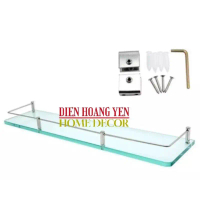 G KỆ KIẾNG - KỆ GƯƠNG NHÀ TẮM INOX SUS 304 - R120 × D500 x dầy 10mm