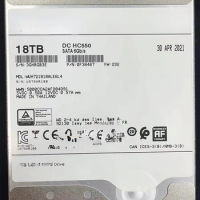 For WD/Western Data HC550 WUH721818ALE6L4 18T 7.2K SATA3 Helium Hard Drive 18TB