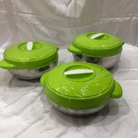 3pcs Set 1.5/2L/3L Food Warmer Nsulated Lunch Box Food Insulation Box Thermal Hot Pot Ramadan Event For Wedding Family Party