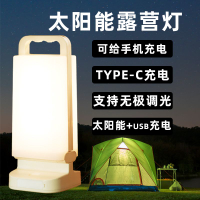 【免運】可開發票  太陽能戶外露營帳篷燈家用停電備用應急照明燈超長續航夜市地攤燈