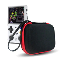 Hard Case For Miyoo Mini Plus Retro Handheld Video Game Player 3.5Inch Screen Waterproof Miyoo Mini+ Black Portable Bag