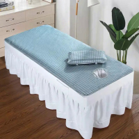 New Latex Ice Silk Beauty Mattress High Quality Summer Non-slip Open Hole Mat For Beauty Salon Massage Bed