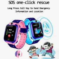 Q12 Kids Smart Watch IP67 Waterproof Children's Phone Watch Precise Positioning SOS One Key For Help Long Battery Life