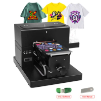 Automatic DTG Printer A4 Flatbed Printer multifunction DTG Printer for t shirt clothes garment t shirt printing machine A4