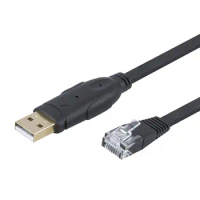 USB Console Cable 6 FT USB to RJ45 Serial Adapter Compatible Router/Switch of Cisco, NETGEAR, TP-Link, Linksys