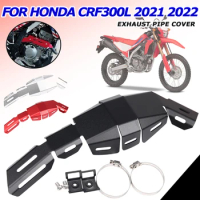 Motorcycle Exhaust Pipe Heat Anti-Scalding Cover Guard For HONDA CRF300L CRF 300 L CRF 300L CRF300 L 2021 2022 2023 Accessories
