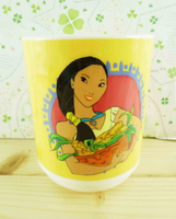 【震撼精品百貨】Disney 迪士尼 Pocahontas 風中奇緣 造型塑膠杯-黃 震撼日式精品百貨