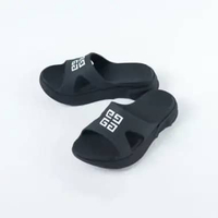 Sandal GIVENCHY 4G SLINDER BLACK RUBBER SANDAL 100% ORIGINAL 43