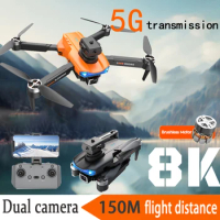 E99S Brushless Drone 8K Camera Professional Drone Drone with Camera Drone with Flash RC Obstacle Avoidance Mini Drone Dual