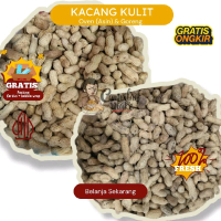 KACANG KULIT OVEN & GORENG 1KG | CAMILAN MAK'E | CEMILAN KACANG KULIT ASIN | SNACK KERING KACANG KUL