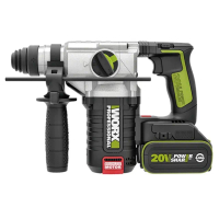 【WORX 威克士】20V 24mm 三用鋰電無刷免出力鎚鑽 WU388(WU388)