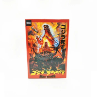 NECA 1995 Movie Version Red Fire Godzilla Burning Articulated PVC Action Figure Kids Gift 18cm