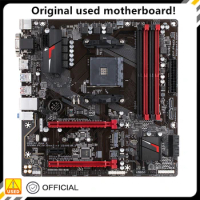 For B350 GA-AB350M-Gaming 3 B350M Motherboard Socket AM4 For AMD B350 DDR4 USB3.0 SATA3 Original Desktop Used Mainboard