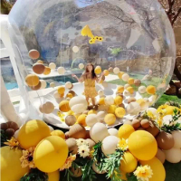 10FT/13FT PVC Bouncy Inflatable Transparent Bubble Tent Bubble House for Party Wedding and Ourtdoor Party Kids Bouncy Castle