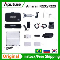 Aputure Amaran F22C/F22X Flexible Light RGBWW Full Color Video Light 2500-7500K Studio Lamp with Grid Softbox Storage Case