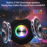 Hot Selling P PRO1 Round Wireless Bluetooth Speaker Outdoor Portable Mini Card Slot Portable Speaker
