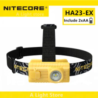 NITECORE HA23-Ex Headlamp Working headlight tool head Light Rechargeable Fishing Lantern Portable Head Flashlight
