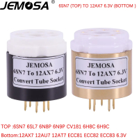 1PC 6SN7 6SL7 ECC32 ECC33 6N8P 6N9P เป็น 12AX7 12AU7 ECC82 ECC83 7025 อะแดปเตอร์แปลงซ็อกเก็ตสำหรับเค