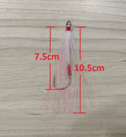 Assist Wire Single Hook / Assist hook tenggiri / assist wire 7x7 / kevlar assist isi neklin assist w