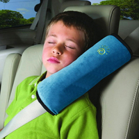 汽車兒童安全帶固定器調節器三角加厚加長防勒脖子護肩套護肩枕頭