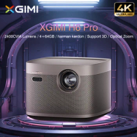 XGIMI H6 Pro 4K Laser Projector With Optical Zoom 2400CVIA Lumens Smart Home Cinema Android 4+64GB WIFI Auto Keystone&amp;Focus TV