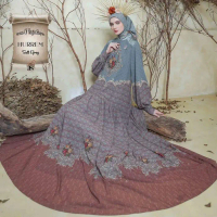 The Roses Of Hagia Sophia Modest Fashion Trade Show Istanbul Series - JAWHARA - gamis scarf  Mewah M