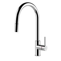 【Gessi】20573.031 檯面式單槍伸縮龍頭 義大利 廚房龍頭 中島(無鉛認證)