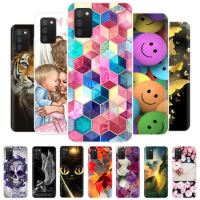 Case For Samsung Galaxy A03S TPU Phone Case Soft Silicone Cover for Samsung A03s GalaxyA03s A 03s a037 Cute Pattern Back Covers