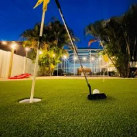 住宿 Putting Green-Disc Golf- Shuffleboard-Htd Pool 布雷登頓