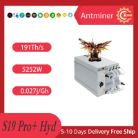 Antminer S19 pro Hyd 191T ASIC Miner Free Ship Miner Bitcion Miner