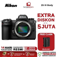 Nikon Z6 III Body Only Mirrorless Camera Nikon Z6III Nikon Z 6 Mark III GARANSI RESMI Body Only