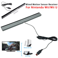 Wired Motion Sensor Receiver Remote IR Signal Ray Inductor USB Plug Game Move Remote Bar Game Supplies for Nintendo Wii/Wii U