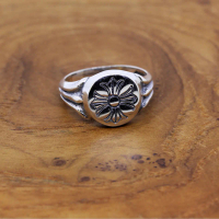 Cincin The Chrome Heart Manly Ring Bahan Sterling Silver 925