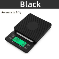 Household Drip Coffee Scale with Timer 0.1g High Precision Electronic Scales Digital Kitchen food Scale LCD Weight Balance