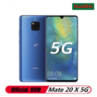 International Version Huawei Mate 20 X 5G EVR-N29 Smart phone Balong5000 7.2 inch 8GB 256GB Kirin 980 40W Super Charge NFC
