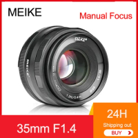 MEKE 35mm f1.4 Camera Lens For Olympus Micro 4/3 /Fujifilm X/Sony E/Canon EF-M/Nikon Z Large Aperture Manual Focus APS-C
