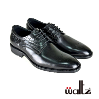 【Waltz】輕量大底- 壓紋 紳士皮鞋 真皮皮鞋 紳士鞋(4W512070-02 華爾滋皮鞋)