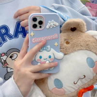 Cinnamoroll Airpod Case Sanrio Anime My Melody Phone Cases Suit for Cute Cartoon IPhone14Promax Xsmax Apple Shell Gifts for Girl