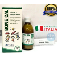 Bone Cal  ( hộp 150 ml ) Canxi Hữu Cơ Cho Bé,Bổ Sung Canxi Vitamin D3-k2 Giúp Phát Triển Chiều Cao T