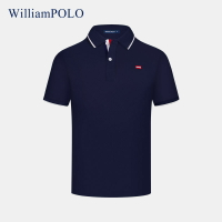 免運 短袖POLO衫男 英國英皇保羅POLO衫男男士棉質短袖純色馬球衫批發零售男t恤短袖 快速出貨