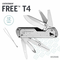 【錸特光電】【LEATHERMAN】FREE T4 多功能工具刀 不鏽鋼 / 型號 #832686
