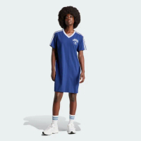【adidas 愛迪達】VRCT 連身洋裝(IT9853 女款連身洋裝 ORIGINALS 藍)