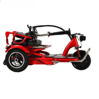 50KM Long Range Fast Delivery Electric Mobility Tricycles Folding 3 Wheel Scooter For Adult