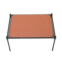 Pu Leather Picnic Table Cloth Oil Proof Heat Resistant Place Mat Camping Table Mat Grill Table Mat for Outdoor Dining Table