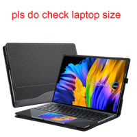 Detachable Case For Asus ZenBook 14X OLED UX5400 UX5401 UX3402 UM3402 UN5401 Laptop Notebook Sleeve Pu Cover Bag Protective Skin